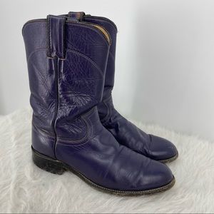 How Much Should I Sell My Purple Kipskin Justin Boots?